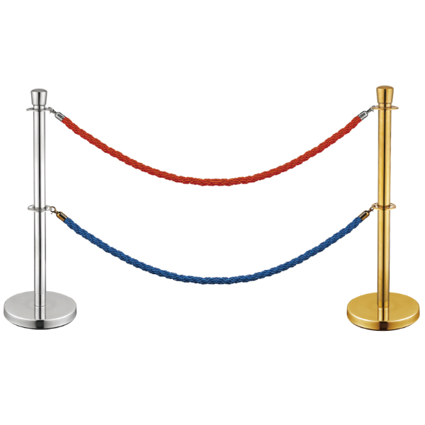 New Product Velvet Rope Queue Barrier Pole Stand Post Barriers for Sale