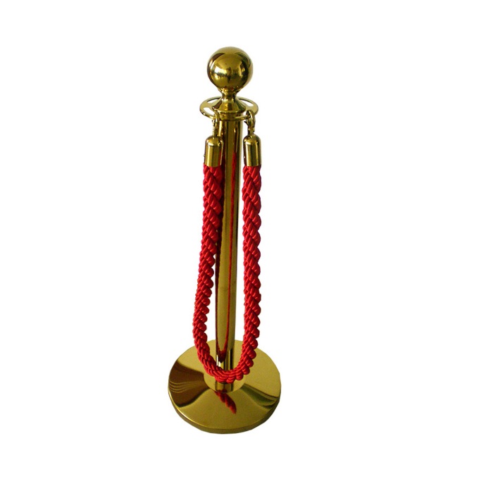 Ball Top Classic Crowd Control Barrier Wire Rope Stanchion Sets for UK
