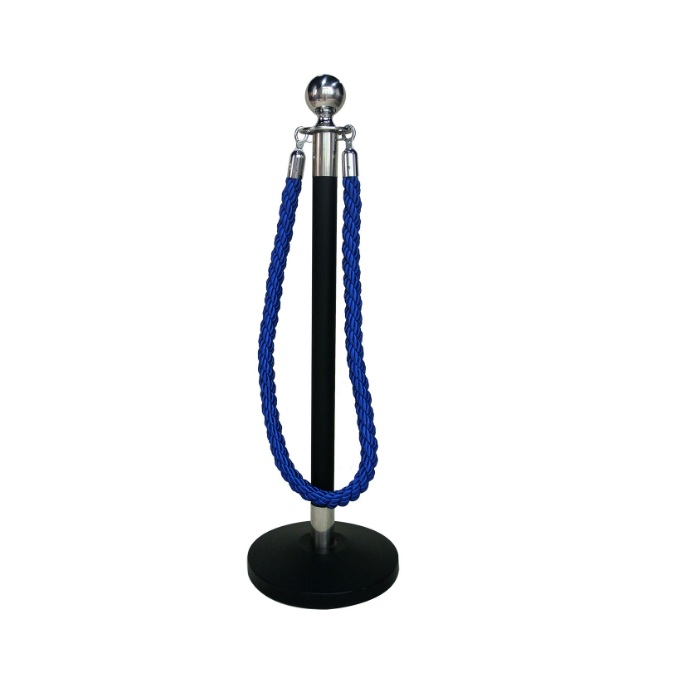 Polished Stainless Steel Removable Rope Stanchion Bollard Parking Barrier Post