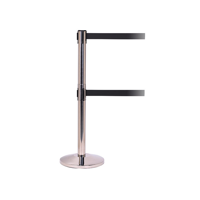 Event Exhibition Retractable Belt Queue Barrier Stanchions Handrail Stanchion Security Products
