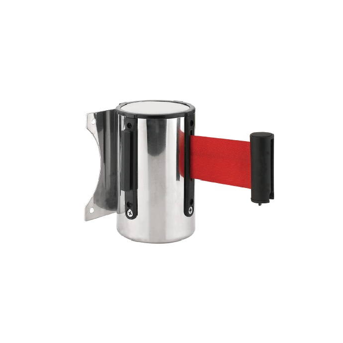 Metal Wall Mounted Retractable Belt Crowd Control Equipment Barrier For Sale