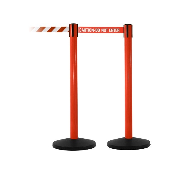 OEM Customized Base and Surface Finish Retractable Barrier Stanchions